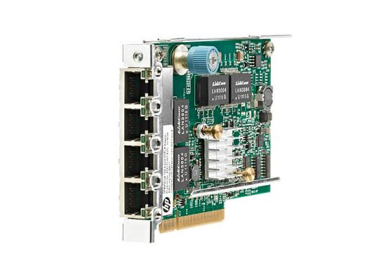 Picture of 629135-B22 HP 1GB Quad Port 4 x Ethernet 1000 - RJ-45 PCI Express - 2.0 331FLR Ethernet Network Adapter. Refurbished.