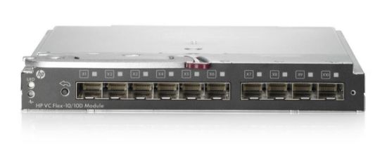 Picture of 638527-B21 HP Virtual Connect Flex10/10D Module For CClass Bladesystem. Refurbished.