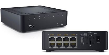 Picture of 648NJ Dell X1008P Networking X1008P Switch 8 Ports Managed. Refurbished.