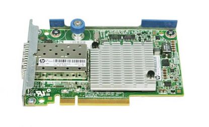 Picture of 649869-001 HP Ethernet 10GBps Dual Port 530FLR-SFP+ Adapter for G8. Refurbished.