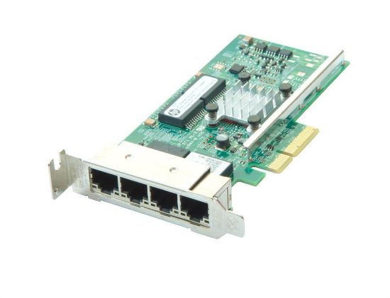 Picture of 649871-001 HPE Ethernet 1Gb 4-Port 331T Adapter for G8 G9 G10 Servers. Refurbished.