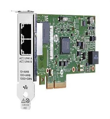 Picture of 652495-001 HP Ethernet 1gb 2-Port 361t Adapter - Network Adapter - 2 Ports. New Bulk Pack.
