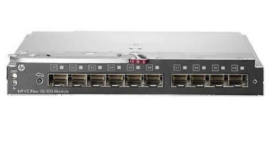 Picture of 662048-B21 HPE Virtual Connect Flex-10/10D Enterprise Edition for BLc7000 Option - 16 x 10GBase-T LAN - 10 x SFP+ Expansion Module | Refurbished