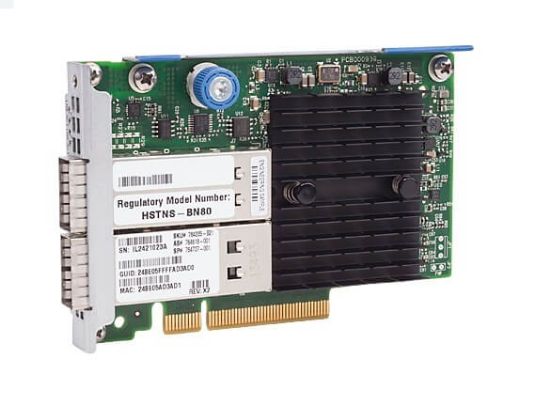 Picture of 779132-001 HPE Infiniband FDR Ethernet 10GB/40GB 2Port 544+ FLR QSFP Network Adapter. Refurbished.