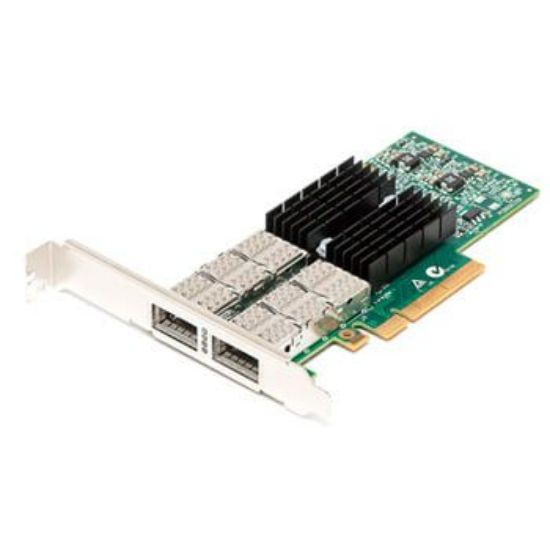 Picture of 7FNNV Dell 40GBE /56GB/S PCI-E 3.0 X8 (2) Two QSFP+ Transceiver Ports Network Interface Card,ConnectX-3 EN Dual Port 40GBE QSFP+ 56GB/S. Refurbished.