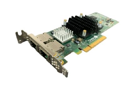 Picture of 8KV67 Dell Dual Port 10GBE Base-t PCIE Full Height Network Adapter. Brand New