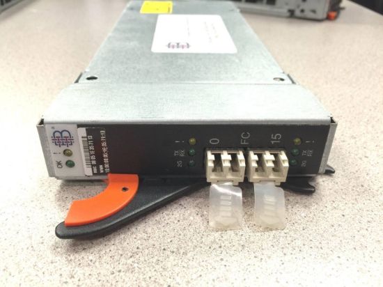 Picture of 90P0163 IBM Brocade Entry SAN Switch Module For BladeCenter. Refurbished.