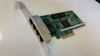 Picture of 90Y9352 IBM Broadcom NetXtreme I Quad Port GBE Adapter 4X Network RJ-45 Low-Profile. New Factory Sealed 3 Years IBM Warranty.