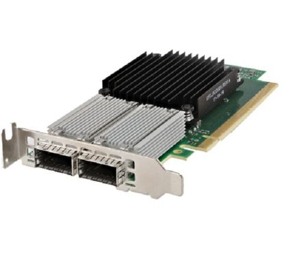 Picture of 9FTMY Dell Connectx-5 En Adapter Card 100GBE Dual-port Qsfp28 Pcie3.0 X16. Refurbished.