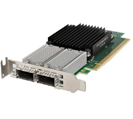 Picture of 9FTMY Dell Connectx-5 En Adapter Card 100GBE Dual-port Qsfp28 Pcie3.0 X16. Refurbished.