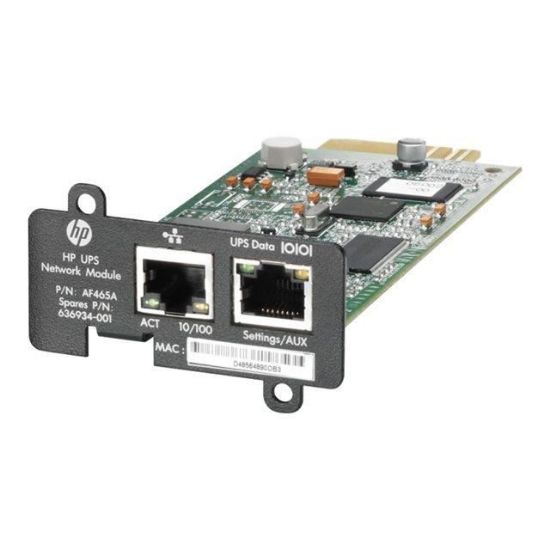 Picture of AF465A HP-UPS Network Module Mini-slot Kit Remote Management Adapter. Refurbished.