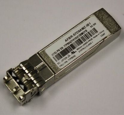 Picture of AFBR-57D9AMZ-IB1 IBM 8GB Shortwave Fibre Channel (8GFC) SFP+ 150M Optical Transceiver. New Bulk Pack.