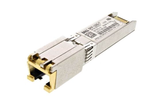 Picture of AFBR-57F5MZ-FT1 Dell 16G Fibre Channel (16GFC) SFP+ 100M Optical Transceiver. Refurbished.