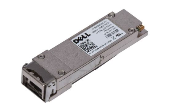 Picture of AFBR-79EIDZ-FT1 Dell QSFP+ Transceiver Module, 40 Gigabit Ethernet. Refurbished.