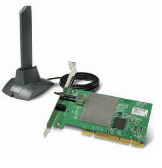 Picture of AIR-PI21AG-A-K9 Cisco Aironet 802.11a/b/g Wireless PCI Adapter | Refurbished