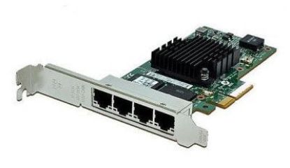 Picture of BCM95709A0906G Dell Broadcom NetXtreme II 5709 Gigabit Quad Port Ethernet PCI Express X4 Convergence Network Interface Card. Refurbished.