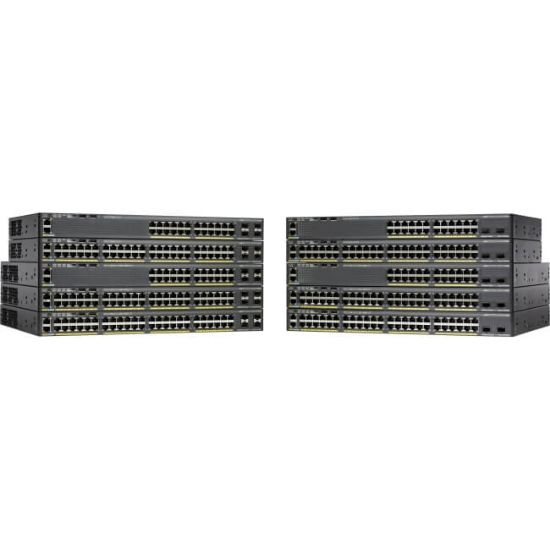 Picture of C1-C2960X-24TS-L Cisco ONE Catalyst 2960-X 24 GigE, 4 x 1G SFP, LAN Base | Refurbished