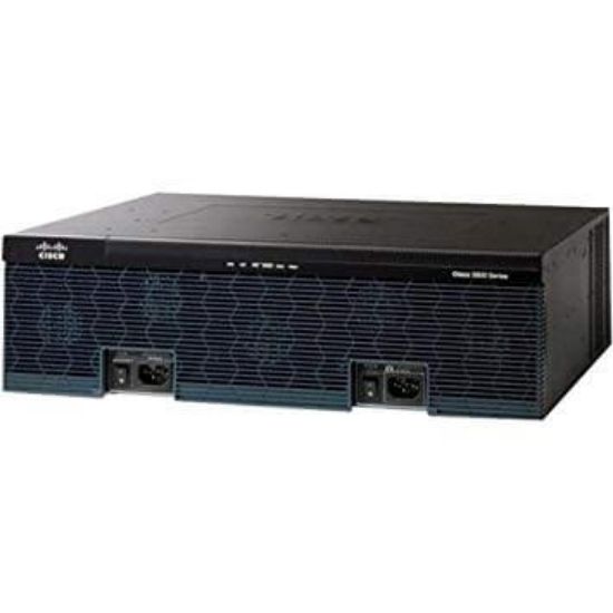 Picture of C3925E-AX/K9 Cisco 3925E-AX Router 4 Ports Management Ports 11 Slots | Refurbished