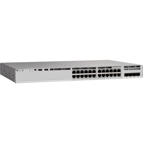 Picture of C9200L-24P-4X-A Cisco Catalyst 9200L 24-Ports Uplink Manageable Switch| Refurbished
