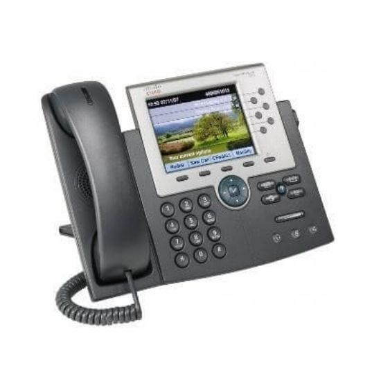 Picture of CP-7965G Cisco Unified 7965 Silver Dark 2 Ports IP Phone | New Factory Sealed