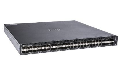 Picture of DNOS9 Dell L3 Managed Switch 48 Port 10GB SFP+6X 40GB QSFP+ Rack Mountable With Dual Psu And Rails. Refurbished.