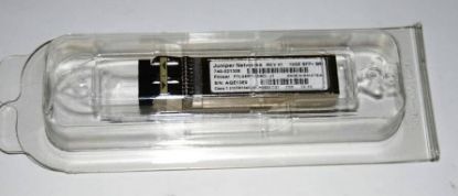 Picture of EX-SFP-10GE-SR Juniper SFP+ Transceiver Module 10Gbps LC Multi-Mode. New Factory Sealed 3 Years Juniper Warranty.