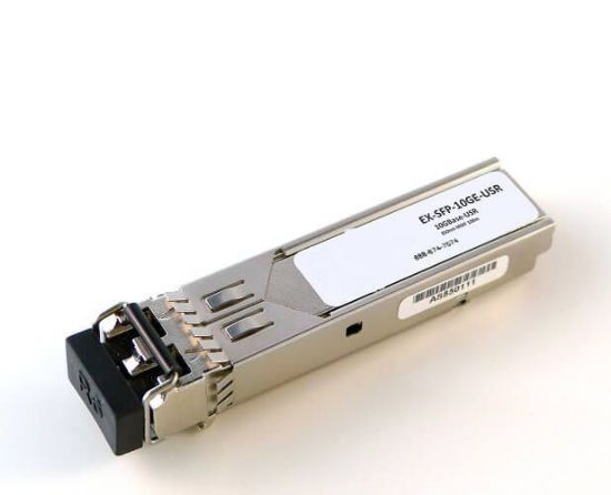 Picture of EX-SFP-10GE-USR Juniper Networks SFP+ 10GBE Ethernet Ultra Shortcpnt Reach Optics 850NM. New Bulk Pack.