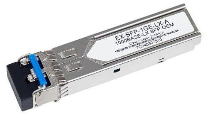 Picture of EX-SFP-1GE-LX Juniper SFP Mini-GBIC Transceiver Module Plug-In Module. New Factory Sealed 3 Years Juniper Warranty.