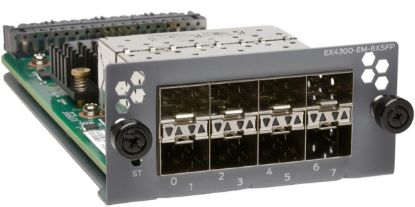Picture of EX-UM-8X8SFP Juniper Networks 8-Port 1GBE/10GBE SFP+ Uplink Module For EX4300-32F. New Factory Sealed 3 Years Juniper Warranty.