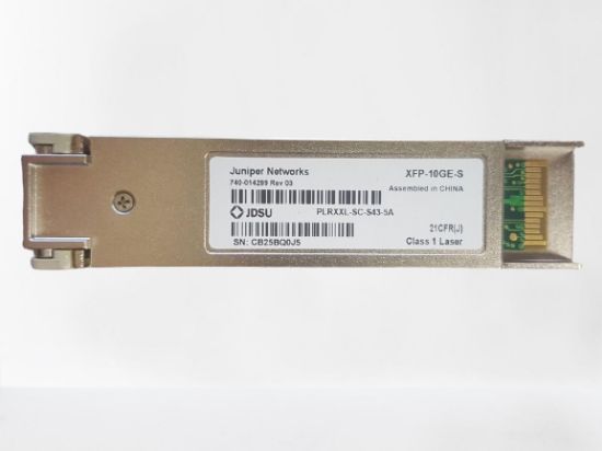 Picture of EX-XFP-10GE-ZR Juniper XFP 10GBASE-ZR Transformer Ethernet Optics MOD 1550NM For 80KM 10GB. New Bulk Pack.