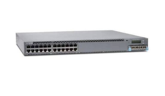 Picture of EX4300-24P Juniper Layer 3 Switch 24 Ports Manageable 24 X Poe+ 1 X Expansion Slots 10/100/1000base-T Rack-Mountable. Refurbished.