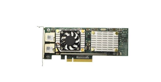 Picture of F2TFK Dell Broadcom 57810S Dual Port 10GB Base-T Server Adapter. Refurbished.
