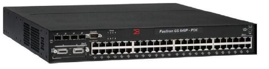 Picture of FGS648P Brocade Fastiron Gs 648p Switch 48 Ports Managed Desktop. Refurbished.