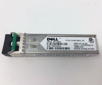 Picture of FTLF1519P1BCL-FC Dell 1000BASE-ZX And 2G Fibre Channel (2GFC) 80KM SFP Optical Transceiver. Refurbished.