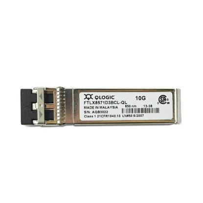 Picture of FTLX8571D3BCL-QL Qlogic 10GB 850nm Sw Sfp+ Gbic Transciever. New Bulk Pack.