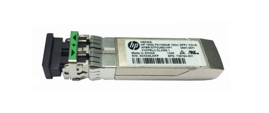 Picture of H6Z42-63001 HP Storefabric 16GB FC/10GBE 100M SR SFP+ Transceiver. New Bulk Pack.
