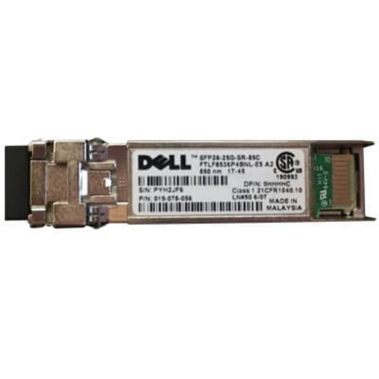 Picture of HHHHC Dell 25GB/S 850NM Short Wavelength SFP+ Transceiver. Brand New