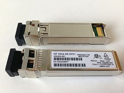 Picture of HP 455883-B21 Multi-mode SFP+ 10Gbps Transceiver Module | New Bulk Pack