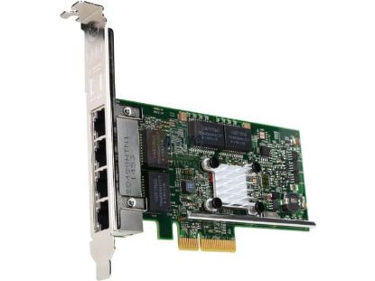 Picture of BCM5719 Dell Broadcom Network Card 1GBE PCI-E 2.0 X4 2.5GT/S Or 5GT/S ( 4 ) Quad Port Ethernet Network Interface Card. Refurbished.