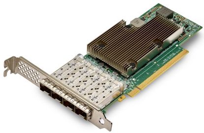Picture of BCM957504-P425G Broadcom Quad-port 25 GB/S Sfp28 Pci Express 4.0 X16 Network Interface Card | New Sealed 3 Years Warranty.