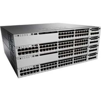 Picture of C1-WS3850-48F/K9 Cisco ONE Catalyst 3850-48F Managed L3 Switch 48 PoE+ Ethernet Ports | Refurbished