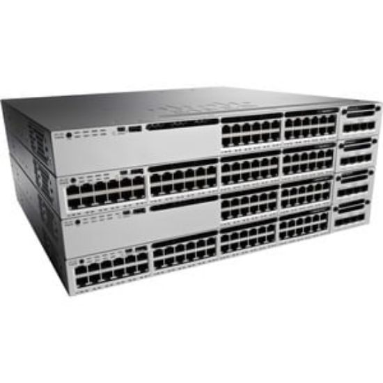 Picture of C1-WS3850-48F/K9 Cisco ONE Catalyst 3850-48F Managed L3 Switch 48 PoE+ Ethernet Ports | Refurbished