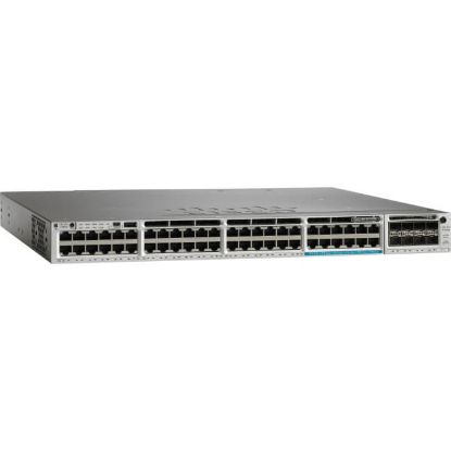 Picture of C1-WSC3850-12X48UL Cisco ONE Catalyst 3850 Managed L3 Switch 48 Ethernet Ports UPOE | Refurbished