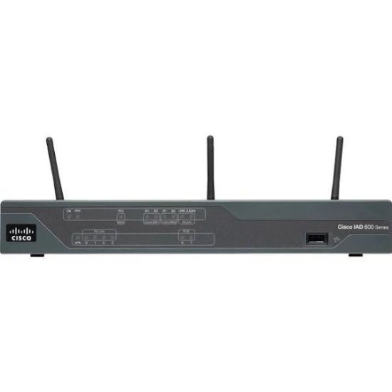 Picture of C881W-E-K9 Cisco 881 Ethernet Security Wireless 1 Port Router | Refurbished