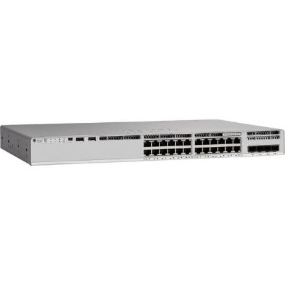 Picture of C9200L-24P-4X-A Cisco Catalyst 9200L 24-Ports Uplink Manageable Switch| Refurbished