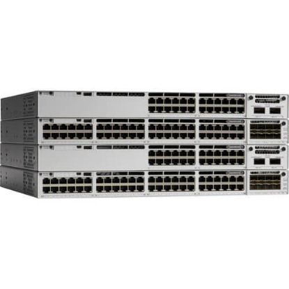Picture of C9300-24S-A Cisco Catalyst 9300 24-Ports Ge SFP Ports Modular Uplink Switch | Refurbished