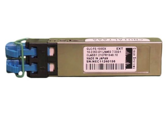 Picture of Cisco GLC-FE-100EX 100MBPS Duplex Connector SFP Transceiver Module | Refurbished