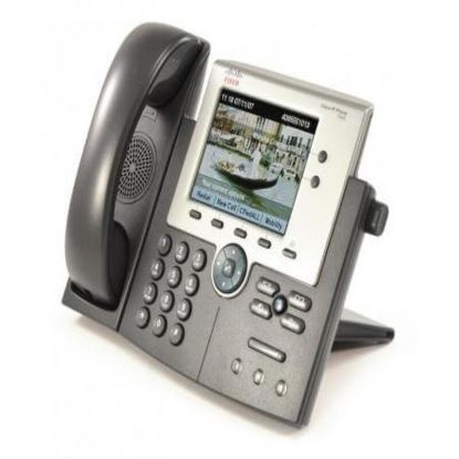 Picture of CP-7945G= Cisco Unified 7945 Series Silver Dark Gray IP Phone | Refurbished