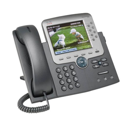 Picture of CP-7975G-CH1 Cisco Unified 7975G VoIP Phone - Silver/Dark Gray | Refurbished
