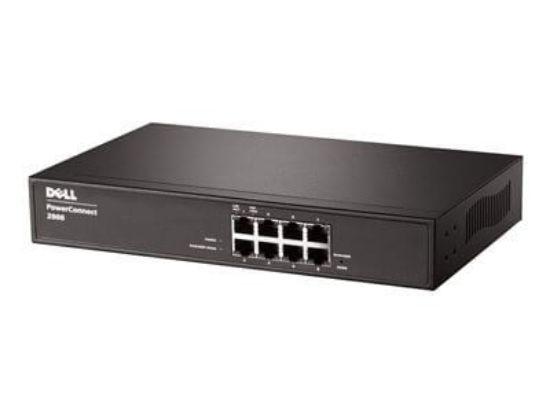 Picture of D535K Dell Powerconnect 2808 Switch 8 Ports Managed. Refurbished.